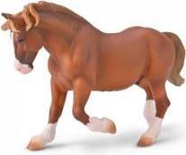 Actual product image Collecta Breton draught horse stallion chestnut