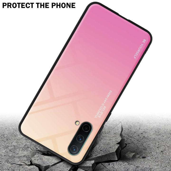 Productafbeelding Cadorabo TPU 2 Kleuren Glazen Hoesje (OnePlus Noord-CE 5G)