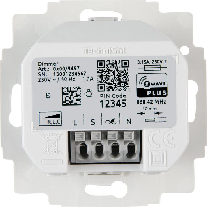 Immagine prodotto TechniSat Dimmer per inserti ad incasso (Attuatore dimmerabile)