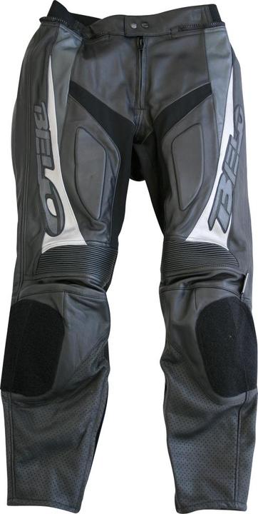 Produktbild Belo STRADA Lederhose schwarz-silber 58 (Herren, 58)