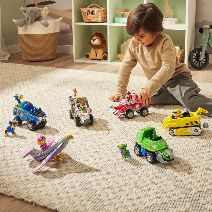Produktbild Spin Master Paw Patrol Jungle Pups, Tiger Vehicle von Chase, Spielzeugtruck mit Actionfigur zum Sammeln, Kinders