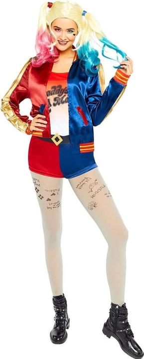 Harley Quinn Daddy's Lil Monster Kostüm Mädchen (134, 140)