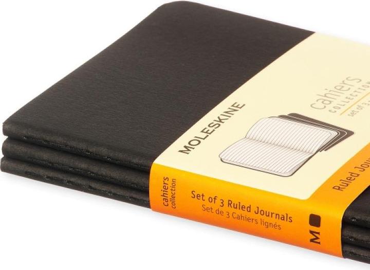 Actual product image Moleskine Cahier Pocket Set of 3 (A6, Lined, Soft cover)