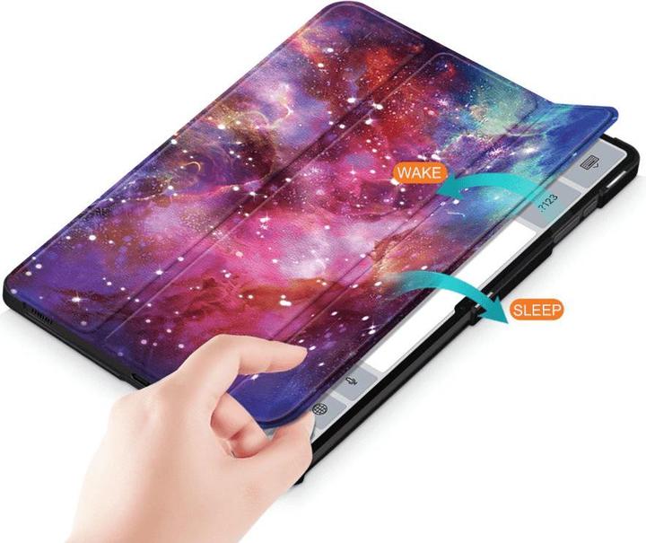 Actual product image Cover-Discount Galaxy Tab S9 Ultra - Tri-fold Smart Case Universe (Galaxy Tab S9 Ultra)