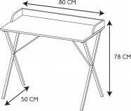 Actual product image Home Deco Kids blue terrazzo desk