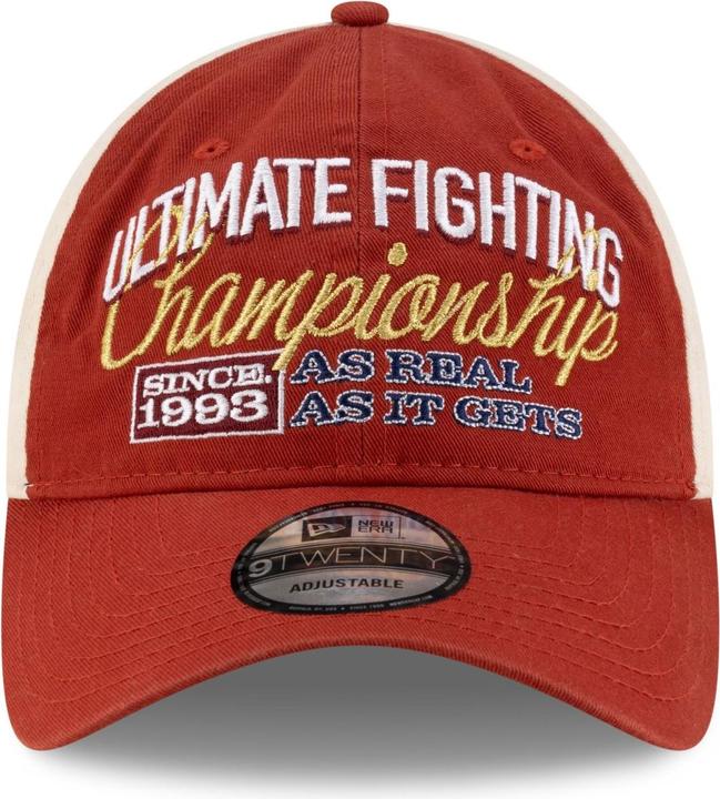 Actual product image New Era 9Twenty Unisex Cap - UFC MMA stone washed rust