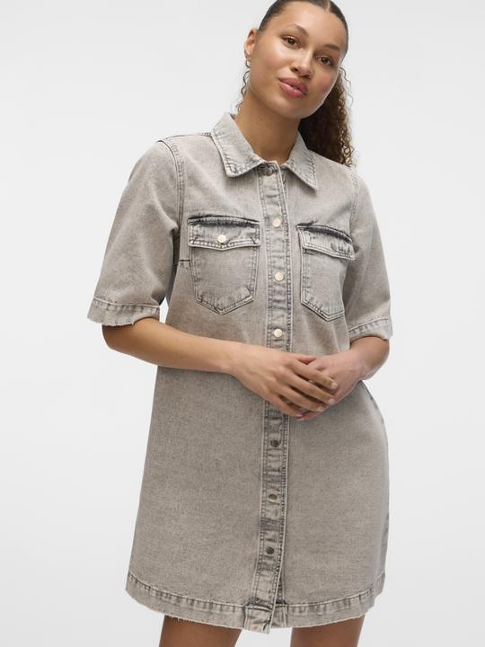 Actual product image Vero Moda VMFENJA Kurzes Kleid Jeanskleid (S)