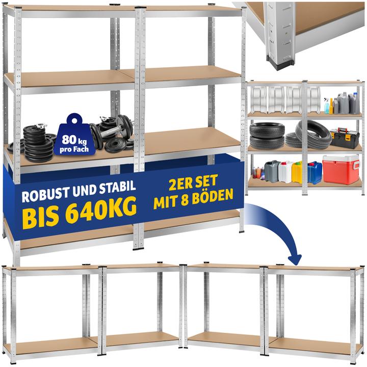 tectake Schwerlastregale