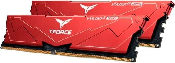Produktbild Team Group RAM Team D5 6400 32GB C40 Vulcan red K2 (2 x 16GB, 6400 MHz, DDR5-RAM, DIMM)
