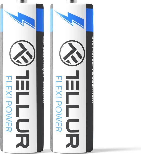 Produktbild Tellur Flexi Power battery, Super Alkaline, AA LR6, 1.5V, 2 pcs/set (6 Stk., AA)