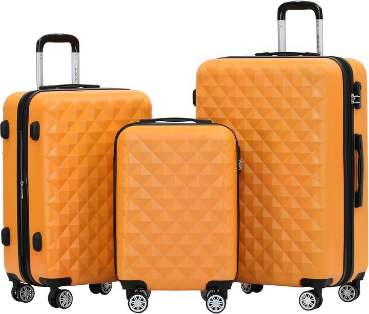 Immagine prodotto Beibye 3-teiliges Hartschalenkoffer-Set (Bagaglio a mano (fino a 50 litri), M (50 - 90l), L (90 - 115l))