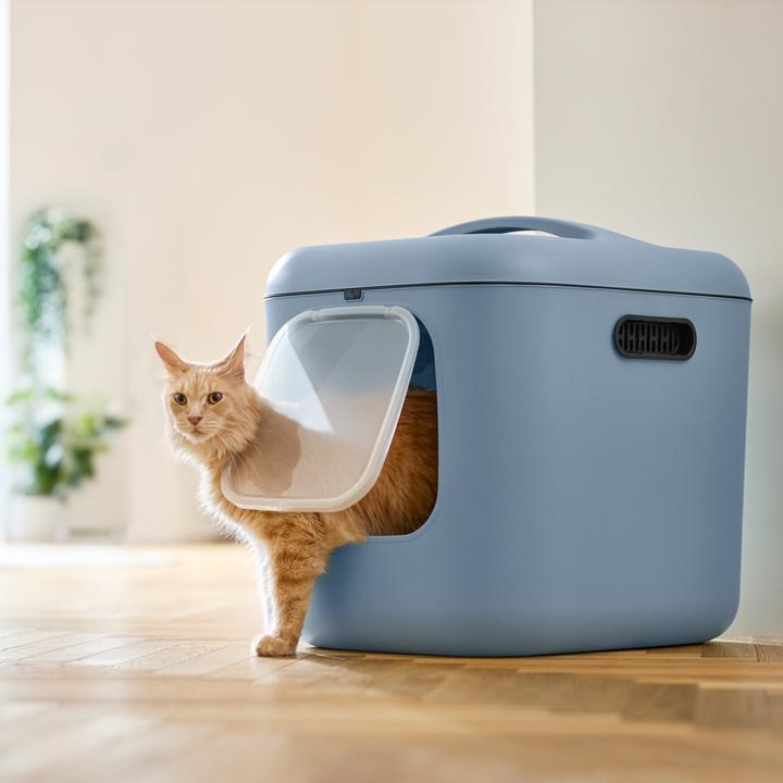 Actual product image Rotho BIALA XL cat litter tray (Cat litter box closed)