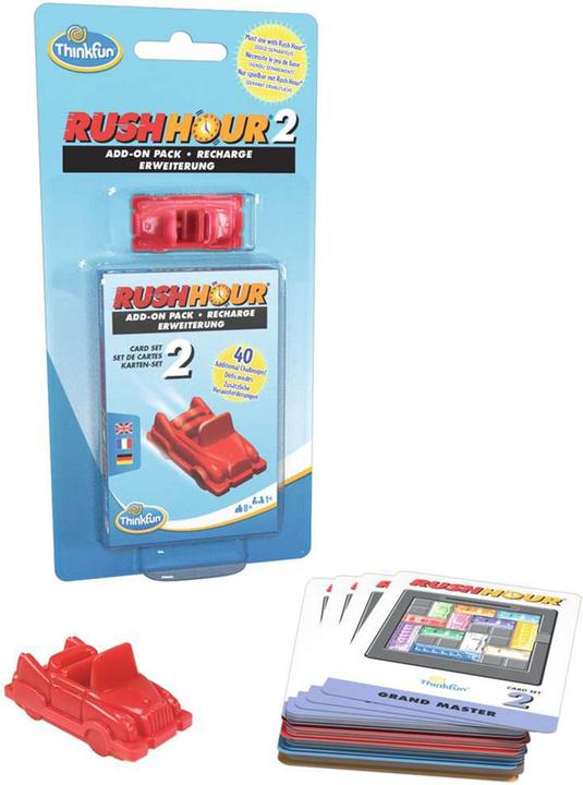 Thinkfun Rush Hour 2 Denkspiel-Erweiterungsset (Französisch, Deutsch, Englisch)