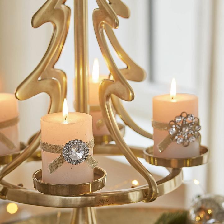 Produktbild Loberon Adventskranzständer Gaetana gold (H)