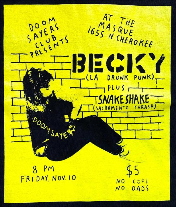 Actual product image Doomsayers Becky Flyer Dean Pocket T-Shirt (S)