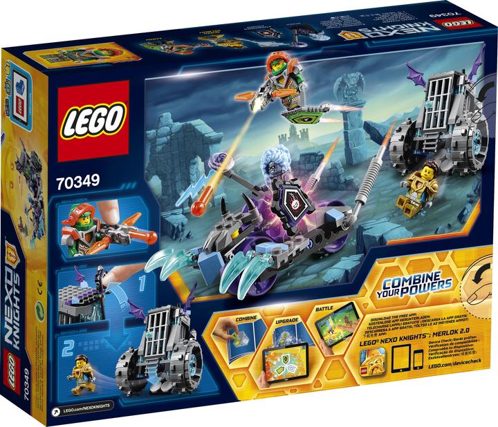 Actual product image LEGO Nexo Knights Ruinas cage scooter (70349, LEGO Nexo Knights)