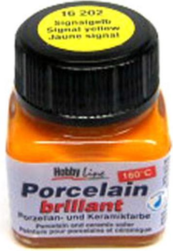 Actual product image Kreul Glass & Porcelain Clear, porcelain and glass paint (Sun yellow, 20 ml)
