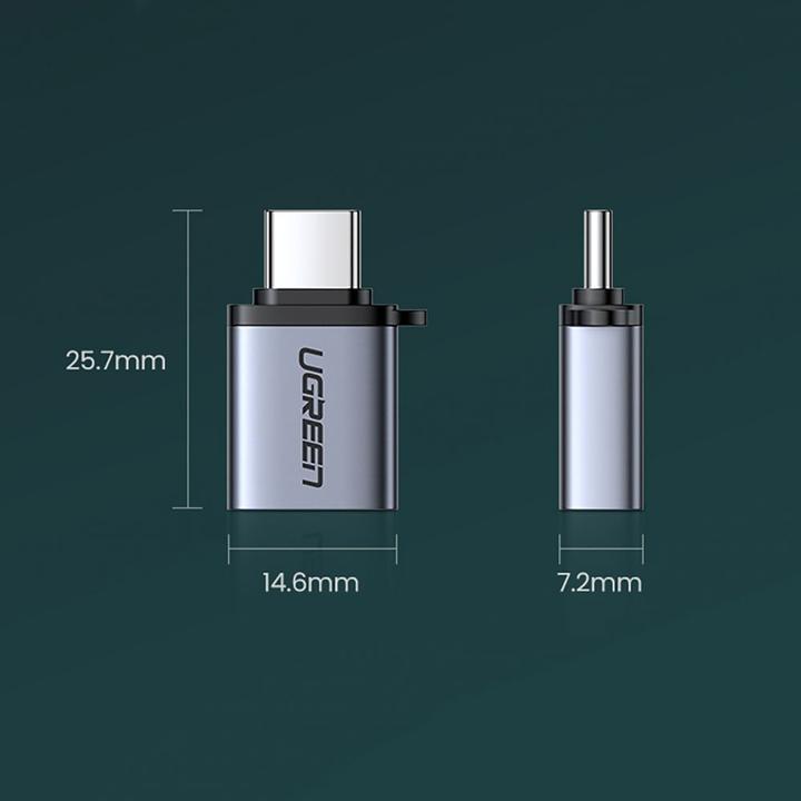 Actual product image Ugreen USB-C 3.1 to USB-A 3.0 Jack Adapter (USB Type C, USB-A)