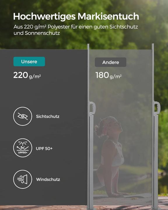 Produktbild Songmics Seitenmarkise (2 m)