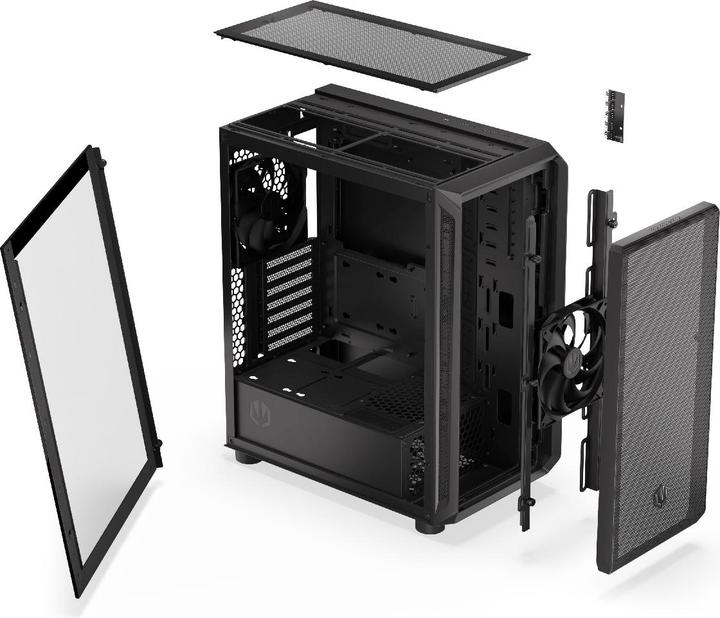 Produktbild Endorfy ARX 500 Core (schwarz, Tempered Glass) (mATX, ATX, Mini-ITX)