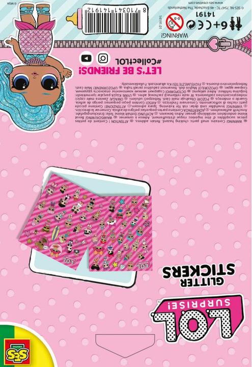 Actual product image Ses Glitter stickers