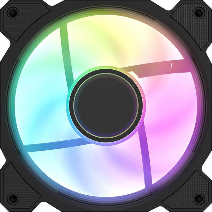 Actual product image Darkflash Tech Darkflash DR08 3-in-1 Cooling Fan (Black) (120 mm, 3 x)