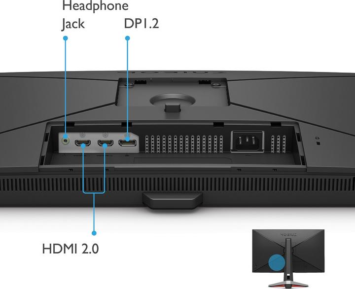 Actual product image BenQ Mobiuz EX2710U (3840 x 2160 Pixels, 27")