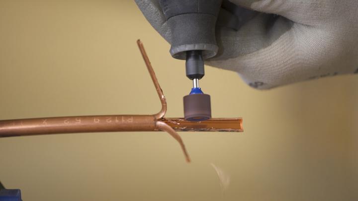 Actual product image Dremel EZ SpeedClic grinding mandrel and abrasive belt (60, 120)