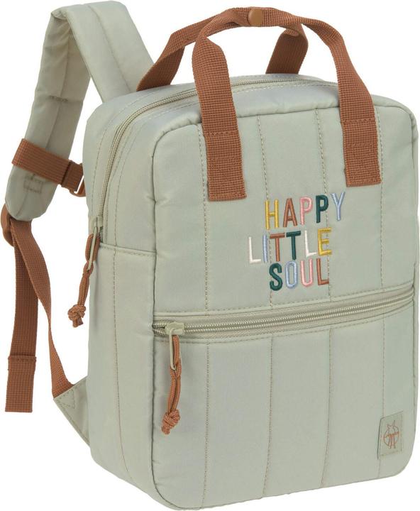 Lassig Mini Square Backpack Little Gang light khaki