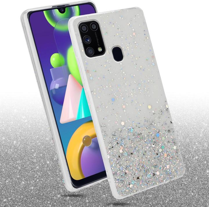 Immagine prodotto Cadorabo Cover in TPU con brillantini per Samsung Galaxy M31 (Samsung Galaxy M31)