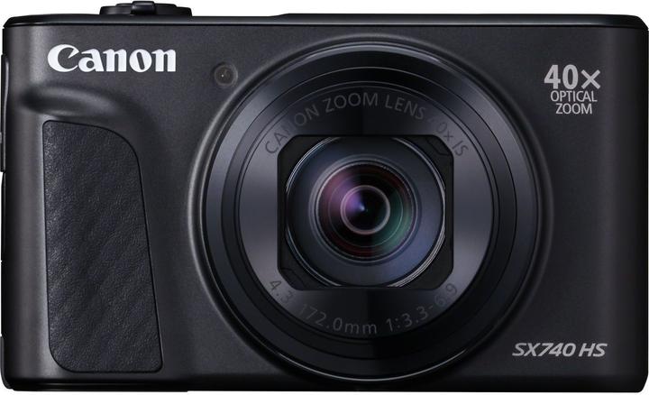 Actual product image Canon SX740 HS Digital Camera, black (4.3 - 172 mm, 21.10 Mpx)