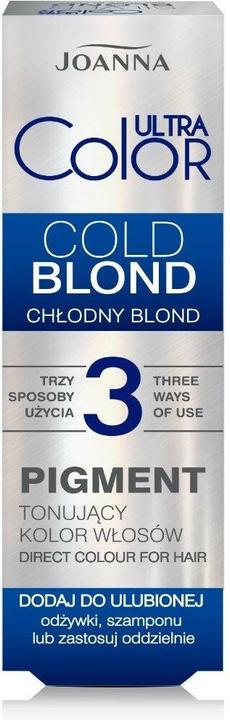 Actual product image Joanna Ultra Color Colorond Colour Toning Pigment Coolonde 3 100Ml