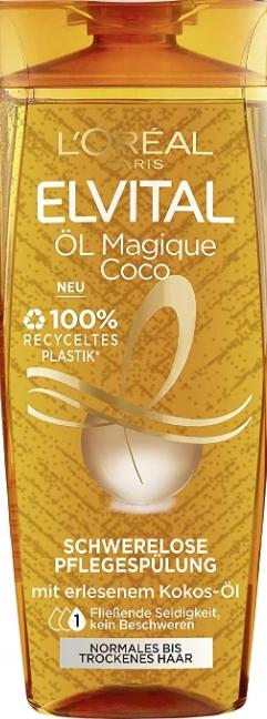 Immagine prodotto Wilkinson Elvital, Olio Magique Coco, Shampoo, 300 ml (300 ml, Shampoo liquido)