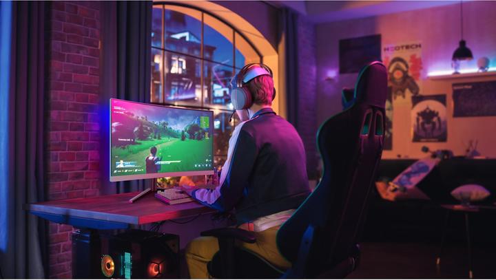 Image du produit Philips Evnia 27M2C5501 - 27 pouces QHD Curved Gaming Monitor, blanc (2560 x 1440 pixels, 27")