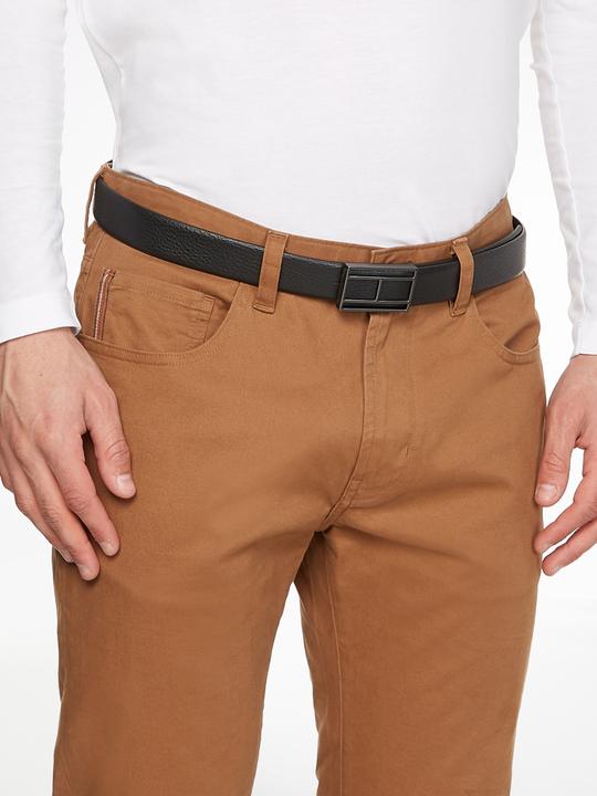 Actual product image Tommy Hilfiger Flagg Logo Buckle 3.5 AM0AM10332 BDS 100 (100)