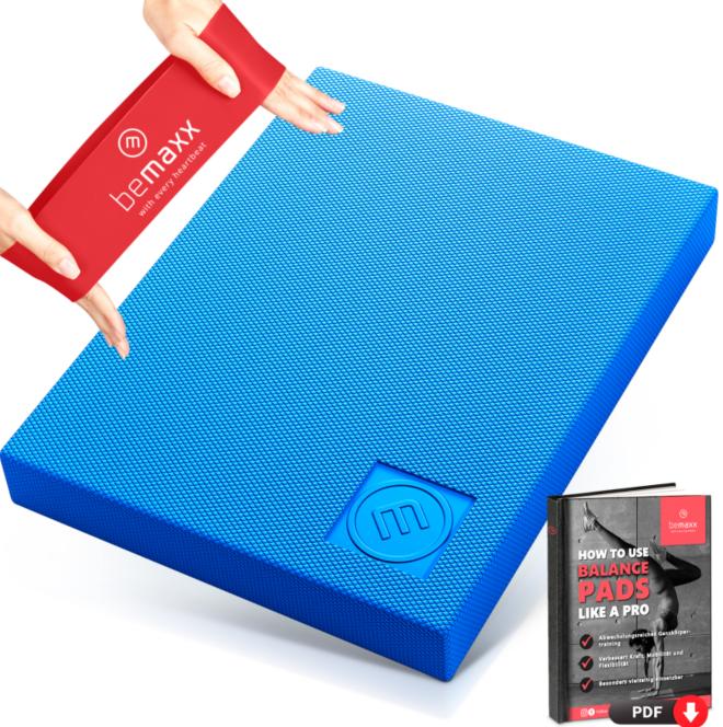 BeMaxx Kit Balancepad XL + livre d'entraînement