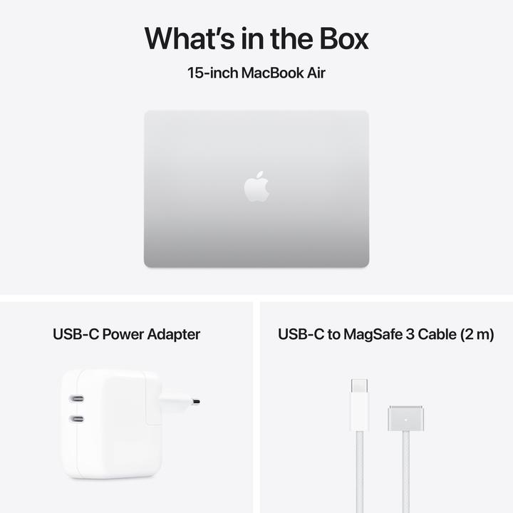 Actual product image Apple MacBook Air – 2025 (15.30", M4, 16 GB, 1000 GB, DE)