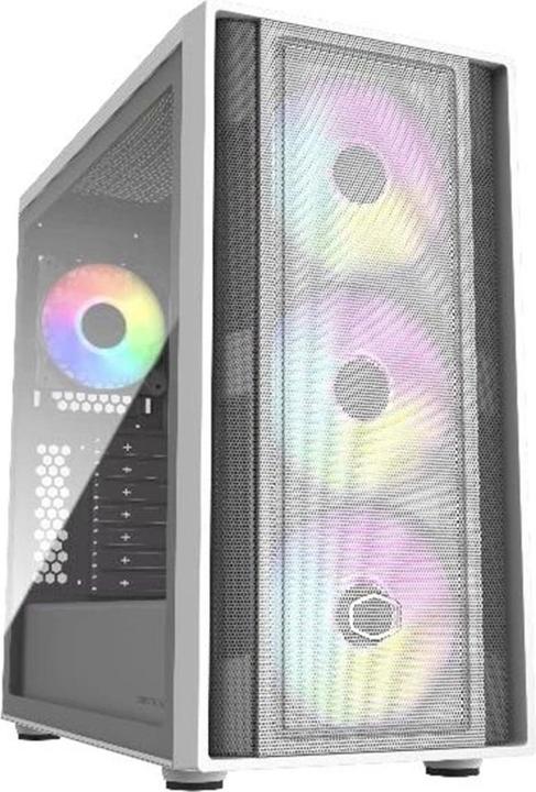 Actual product image Cooler Master MasterBox 600 White (mATX, ITX, ATX, E-ATX)