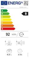 Energy Label Miele TQ 090-10 CH (9 kg, Left, CH plug)