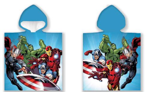 Actual product image BrandMac Poncho Towel - 50 x 100 cm - Avengers (110065) (50 x 100 cm)