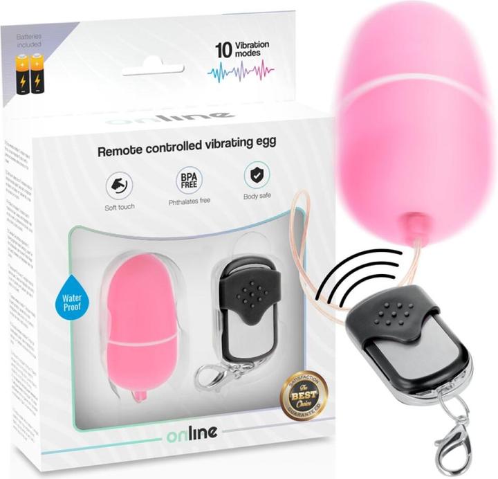 Produktbild Online Remote Control Vibrating Egg M - Pink