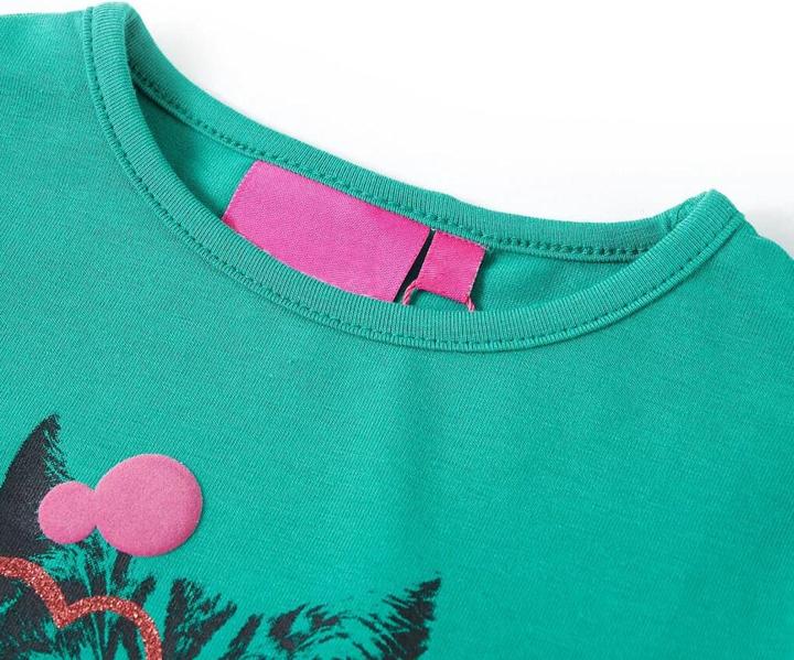 Immagine prodotto VidaXL Camicia da bambino a maniche lunghe verde chiaro 92,Materiale: 95 % cotone. 5 (92)