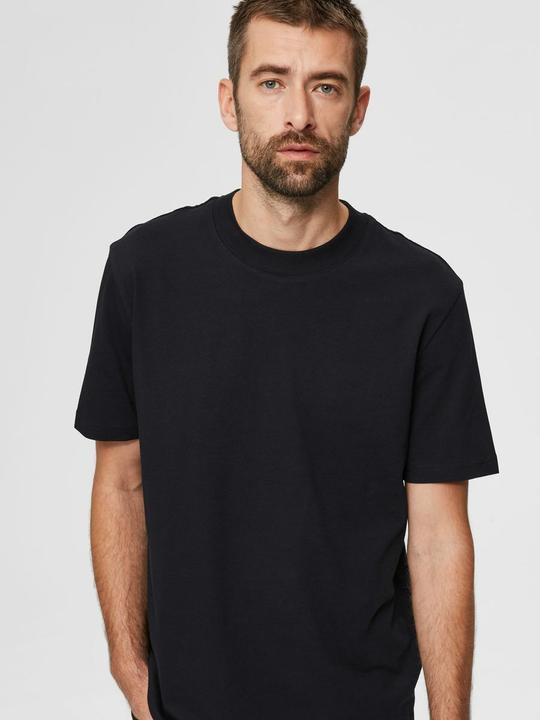 Immagine prodotto Selected Homme T-shirt in cotone biologico con collo alto (XL)