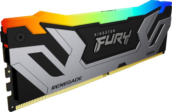 Produktbild Kingston Technology FURY Renegade RGB, 24 GB, 1 x 24 GB, DDR5, 288-pin DIMM (1 x 24GB, 4200 MHz, DDR5-RAM, DIMM)