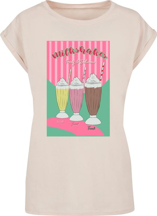 Mister Tee MisterTee Ladies Milkshake Tee - Extended Shoulder Tee - 178079