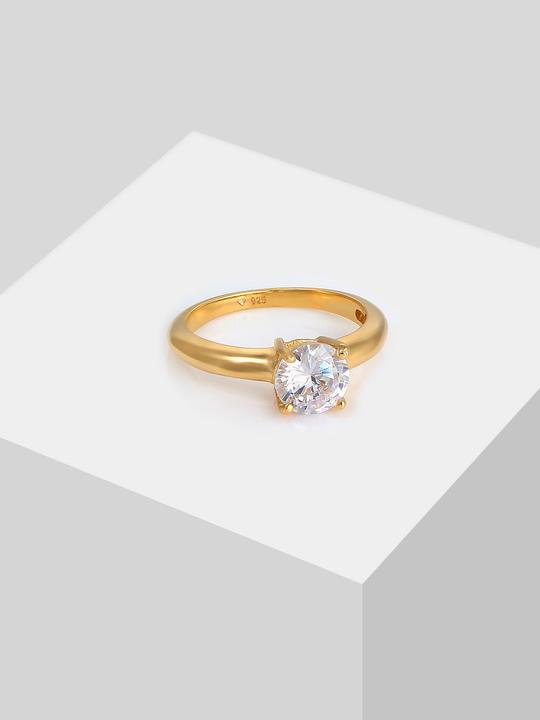 Immagine prodotto Elli Solitärring mit Zirkonia Kristall (56, 925 Argento)