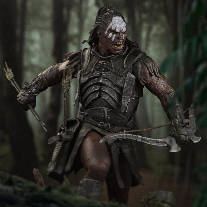 Actual product image Iron Studios The Lord of the Rings Art Scale Statue 1/10 Lurtz, Uruk-Hai Leader 23 cm