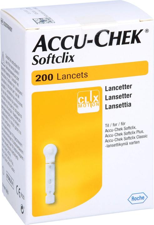 Actual product image Roche ACCU-CHEK Softclix Lancets, 200 pcs LAN (Lancets)