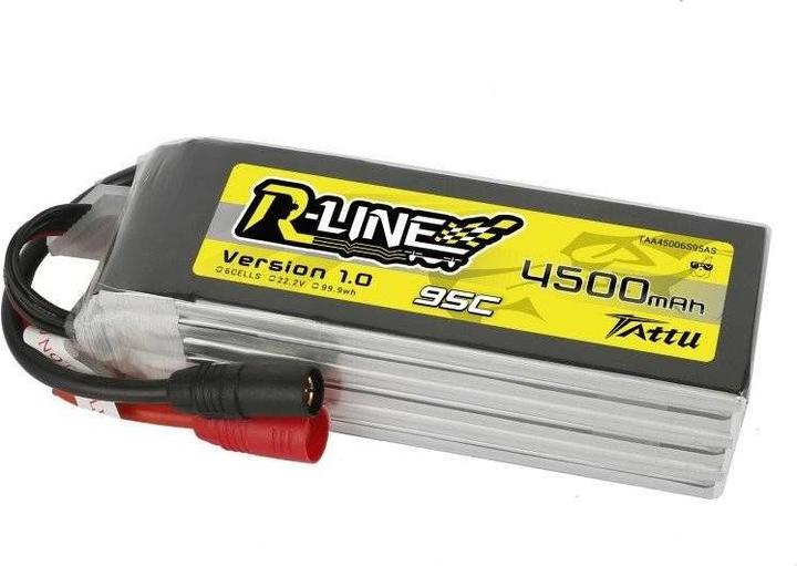 Produktbild Gens Ace LiPo Pack Tattu 4500mAh 22,2V 95C 6S1P(XT90) (22.20 V, 4500 mAh)