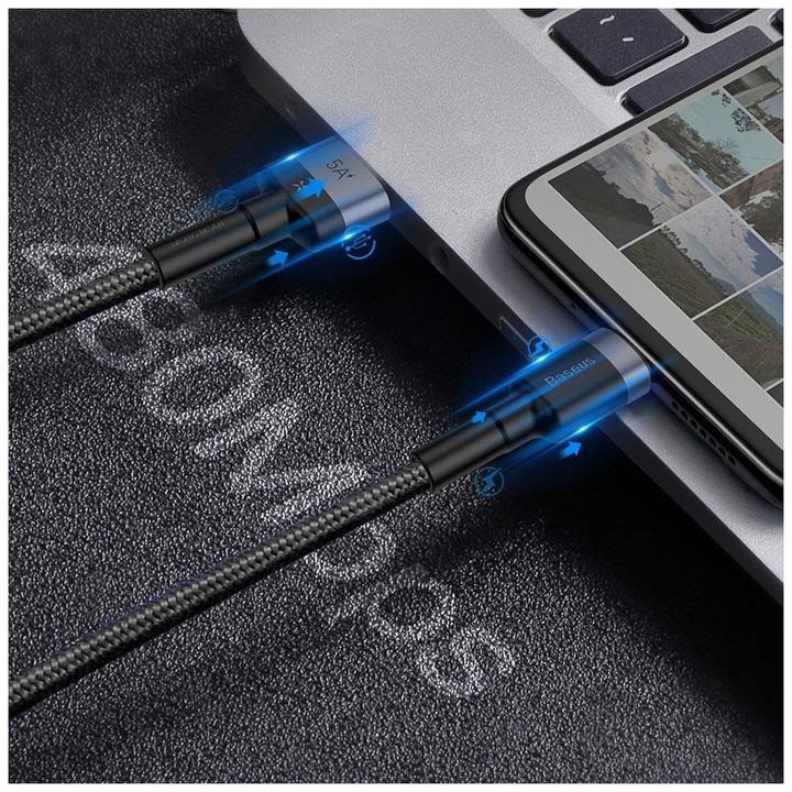 Image du produit Baseus Cafule HW Quick Charging Data cable USB Double-sided Blind Interpolation For Type-C 40W 1m Gray b... (1 m, USB 3.2 Gen 2, 40 W)